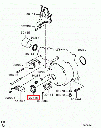 3200A145 Joint spi sortie cardan roue AVD E10