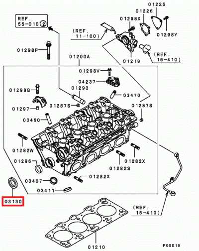 MD372536 Joint spi arbre à cames E4-9