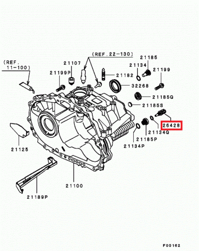 MD770573 Capteur température boite à vitesses E8 MR 9 10