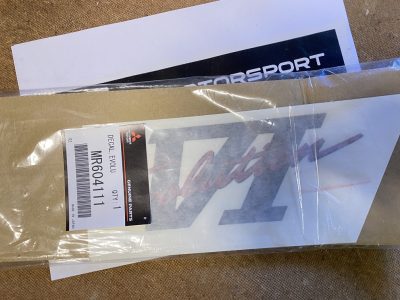 MR604111 Sticker coffre 'EVO VI' E6