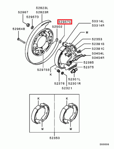 MA151647 Rondelle frein de parking E4-9