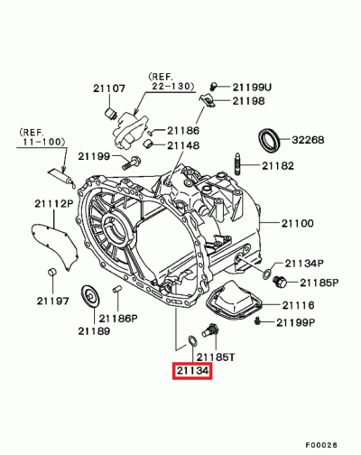 MD000312 Joint cuivre vis vidange boite à vitesses BV5 + boite transfert E4-10