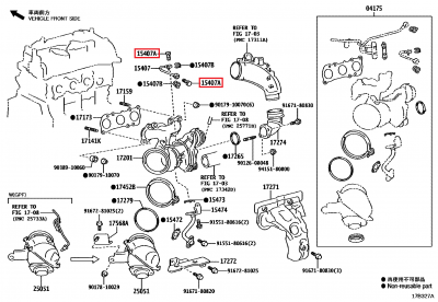 90401-12097 Vis banjo arrivée huile turbo GR Yaris (15407A)