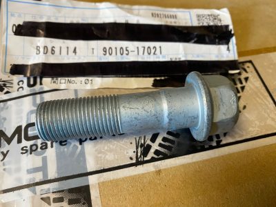 90105-17021 Vis type D jambe amortisseur avant / porte moyeu GR Yaris (43211K 43212D)