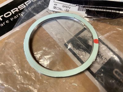 90917-06070 Joint échappement tube avant / silencieux arrière GR Yaris GEN1 (17410B)