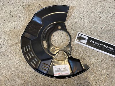 47782-52070 Flasque protection disque frein avant gauche AVG, terre/glace 15-16" GR Yaris (47782)