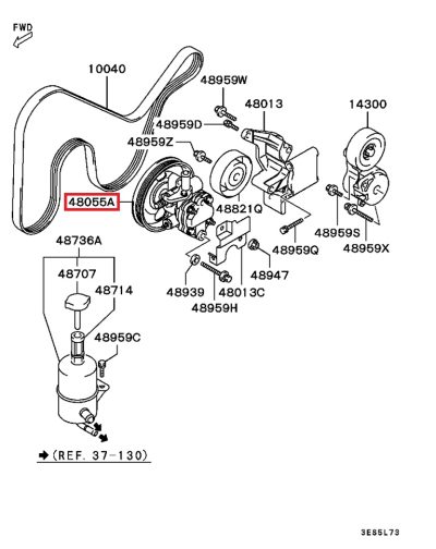 MR197568 Pompe direction assistée E4
